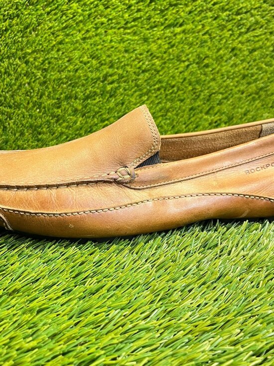 Rockport Luxury Cruise Venetian Mens Size 10.5 Brown Casual Slip On Loafer Shoes main image 4